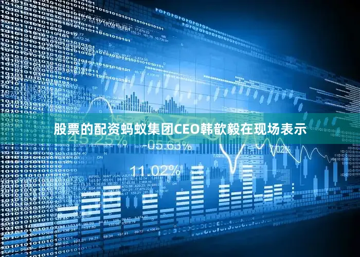 股票的配资蚂蚁集团CEO韩歆毅在现场表示