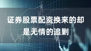 证券股票配资换来的却是无情的追剿
